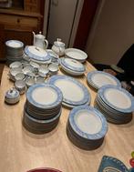 Service Bernardaud Limoges Moire Bleue 12 pers + pièces, Antiquités & Art, Enlèvement