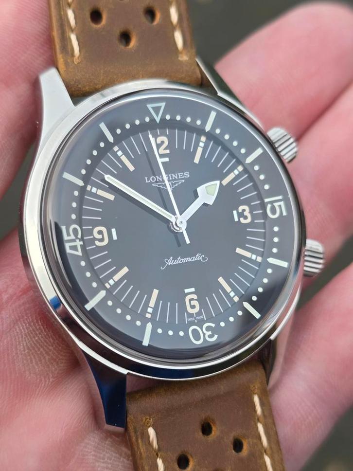 Longines legend diver 42mm fullset, Handtassen en Accessoires, Horloges | Heren, Ophalen of Verzenden