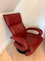 Relax zetel, Huis en Inrichting, Fauteuils, Ophalen, Minder dan 75 cm, Leer, Zo goed als nieuw