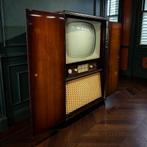 Télévision vintage en bois avec haut-parleur dans le meuble, Antiquités & Art, Antiquités | TV & Hi-Fi, Enlèvement ou Envoi