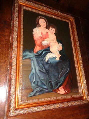 *Prachtige gesigneerde schilderij (19e eeuw) met mooie kader beschikbaar voor biedingen
