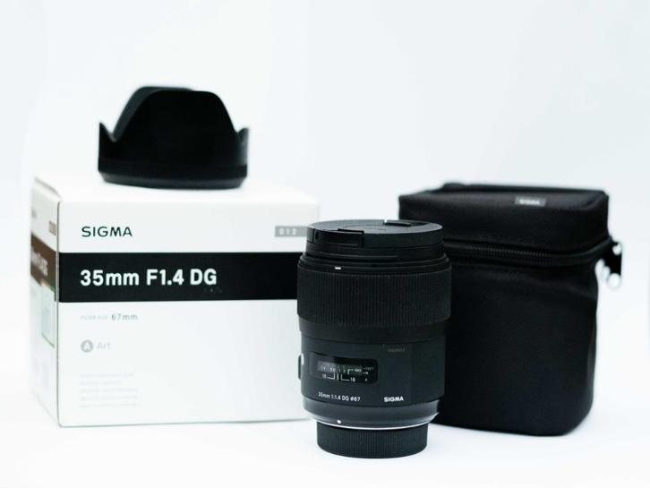 Sigma 35mm f/1.4 art (Nikon), Audio, Tv en Foto, Foto | Lenzen en Objectieven, Zo goed als nieuw, Standaardlens, Ophalen of Verzenden