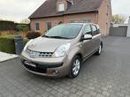 Nissan Note 1.6 benz Automaat/1STE EIG/AIRCO/LEDER, Auto's, Automaat, Testrit aan huis, Zwart, 4 cilinders