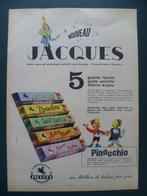 Chocolade Jacques Pinocchio x  5 omslagen emballage chocolat, Ophalen of Verzenden, Gebruikt