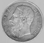 Pièce belge argent Léopold II 5Fr 1870, Enlèvement ou Envoi, Argent, Argent