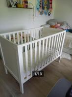 babybed te koop, Moins de 70 cm, Sommier à lattes, Enlèvement, Utilisé