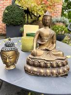 2 bronzen Bouddha beelden, Antiek en Kunst, Antiek | Brons en Koper, Ophalen of Verzenden