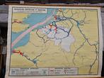 Schoolkaart navigation interieure et maritieme, Antiek en Kunst, Ophalen