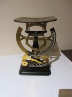 Antieke brievenweegschaal BILATERAL metaal en koper kantoor, Antiek en Kunst, Ophalen