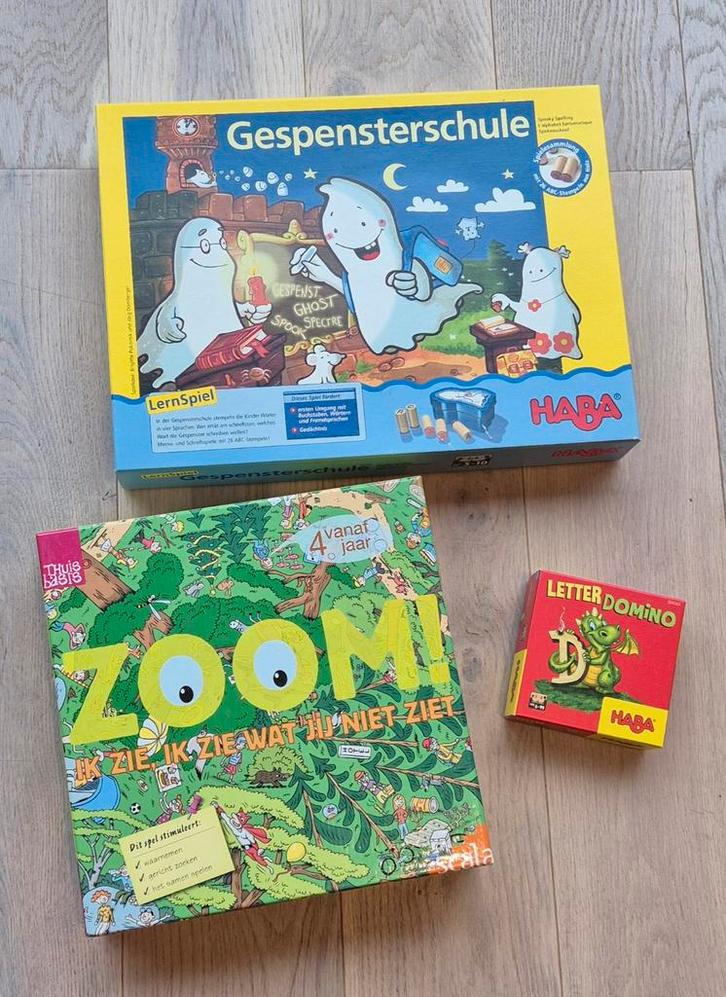 Gezelschapsspellen/ taal/ kleuterschool, Kinderen en Baby's, Speelgoed | Educatief en Creatief, Zo goed als nieuw, Taal en Lezen