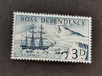 Ross Dependency 1957 - zeilschip HMS Erebus **, Postzegels en Munten, Postzegels | Oceanië, Ophalen of Verzenden, Postfris