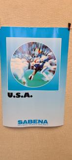 sabena affiche usa, Verzamelen, Ophalen of Verzenden