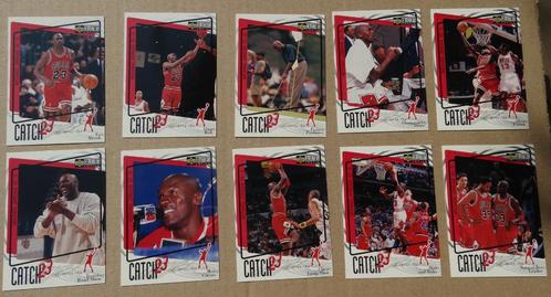 1997 UD Michael Jordan complete "Catch 23" sets (#186 >#195), Sport en Fitness, Basketbal, Zo goed als nieuw, Overige typen, Verzenden
