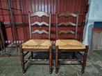 2 mooie antieke houten eetkamer stoelen, Antiek en Kunst, Antiek | Meubels | Stoelen en Sofa's, Ophalen of Verzenden