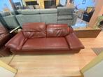 Tweedehands zitbank, Gebruikt, Minder dan 75 cm, Driepersoons, Leer
