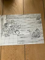 Reproduction dessin Toupet BD Besteau Dupuis 45 x 31 cm, Ophalen of Verzenden
