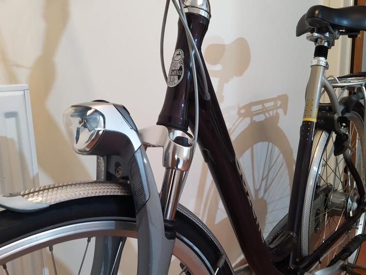 Gazelle Hybride Damesfiets maat L, Fietsen en Brommers, Fietsen | Dames | Damesfietsen, Zo goed als nieuw, Gazelle, Versnellingen