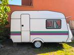Unieke gerenoveerde Hobby caravan 1990 – retro stijl, Caravans en Kamperen, Hobby, Tot en met 2, Particulier, Tot 4 meter