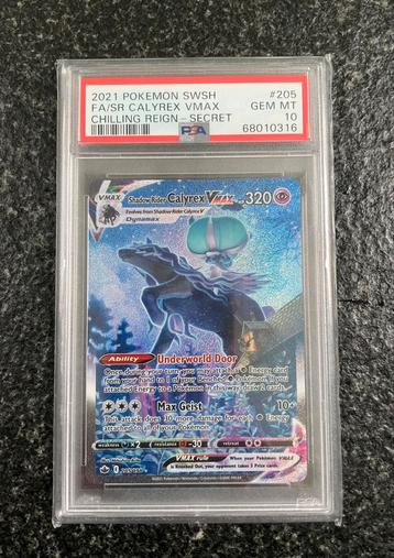Shadow Rider Calyrex Vmax 205/198 Chilling Reign PSA 10 beschikbaar voor biedingen