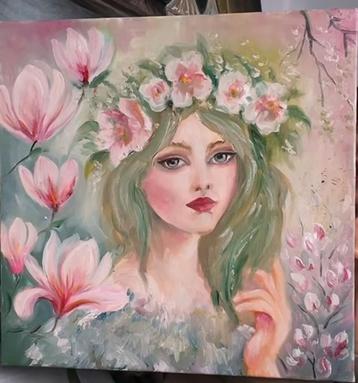 Lente in haar ogen
Olieverf op doek | Handgeschilderd beschikbaar voor biedingen