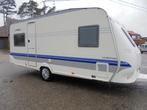 hobby 495 excellent easy,frans bed,rondzit,wc,heki+voortent*, Caravans en Kamperen, Caravans, Schokbreker, Rondzit, Bedrijf, 4 tot 5 meter