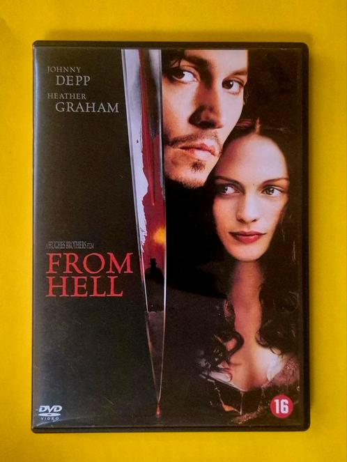 DVD du film From Hell - Johnny Deep - Horreur V2, Cd's en Dvd's, Dvd's | Horror, Zo goed als nieuw, Slasher, Vanaf 16 jaar, Ophalen of Verzenden