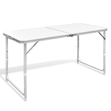 Table de camping pliable et réglable en hauteur - 120 cm beschikbaar voor biedingen
