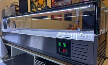 Opzetkoelvitrine m LED, 1500mm x 335 mm , 2,5 jr oud . beschikbaar voor biedingen