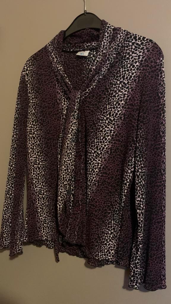 Shirt voor dames maat L, Kleding | Dames, Blouses en Tunieken, Zo goed als nieuw, Maat 42/44 (L), Paars, Ophalen of Verzenden