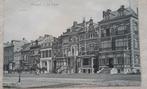 Carte postale NIEUWPOORT digue ZEEDIJK VILLAS 1907, Collections, Enlèvement ou Envoi