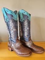 Italiaanse Western boots-laarzen-Botten-ostrich leather, Ophalen of Verzenden, Western