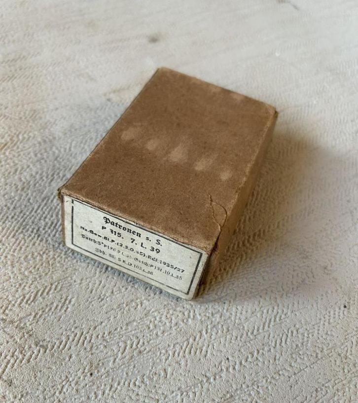 wo2 - Duits munitiedoosje k98 - 1939 DWM - LEEG, Verzamelen, Militaria | Tweede Wereldoorlog, Landmacht, Kist of Geocache, Ophalen of Verzenden
