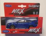 BXL Welly NEX Miniature Subaru WRX STI 1:43, Hobby en Vrije tijd, Ophalen of Verzenden, Nieuw, Auto