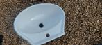 Antik lavabo met rare kraan, Huis en Inrichting, Badkamer | Badkamermeubels, Ophalen, Zo goed als nieuw