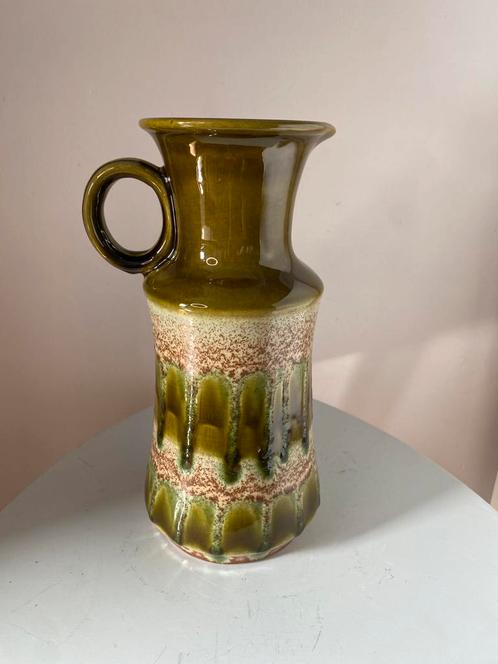 Vintage Uebelacker vaas uit West-Duitsland, Antiek en Kunst, Antiek | Vazen, Ophalen of Verzenden