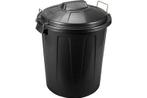 Afvalbak of emmer met deksel 70 liter zwart Curver 15 stuks, Huis en Inrichting, Emmers, Ophalen of Verzenden, Zo goed als nieuw