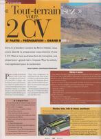 Citroën 2 CV préparation Tout Terrain voiture de collection, Verzenden, Gelezen, Citroën