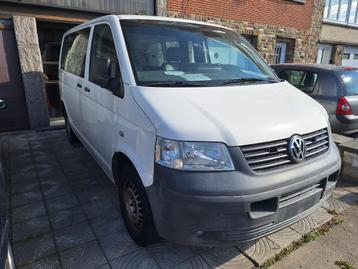 Volkswagen Transporter T5 utility 2.5 tdi 128kw 174pk., Auto's, Bestelwagens en Lichte vracht, 174 kW, Volkswagen, Alcantara, Grijs