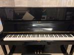 Piano Yamaha U1 noir vernis avec tabouret – excellent état, Muziek en Instrumenten, Ophalen, Zwart, Nieuw, Piano