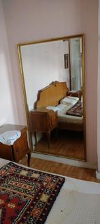 Grote spiegel met gouden rand, Maison & Meubles, Accessoires pour la Maison | Miroirs, Utilisé, Enlèvement ou Envoi