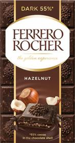 Ferrero Rocher Tablet Hazelnoot Donker 8 st + Melk 8 st, Ophalen of Verzenden