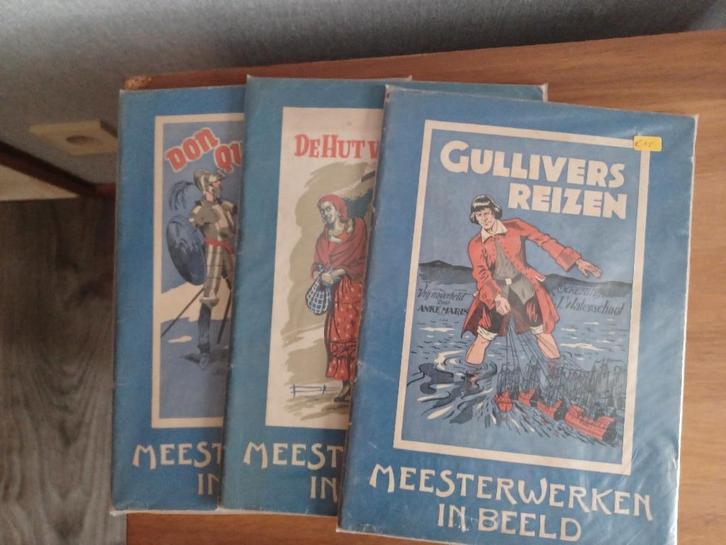 Meesterwerken in beeld. 3 albums, Boeken, Stripverhalen, Zo goed als nieuw, Meerdere stripboeken, Ophalen of Verzenden