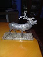 prachtige art deco beeld op sokkel, Ophalen of Verzenden