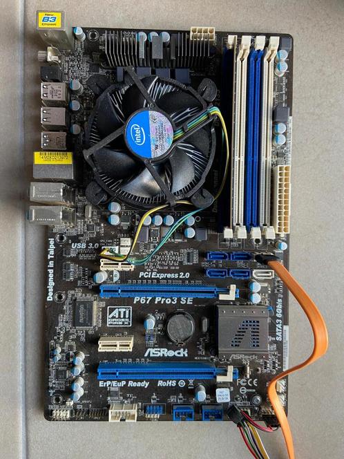 Moederbord Asrock P67 Pro3 SE, Computers en Software, Moederborden, Gebruikt, Intel, DDR3, Ophalen of Verzenden