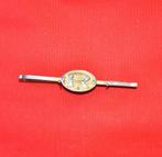 ancienne pince a cravate lettre R (2), Enlèvement ou Envoi, Autres types, Doré