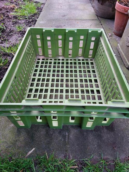 Stapelbare/nestbare curver manden, Doe-het-zelf en Bouw, Kratten en Dozen, Zo goed als nieuw, Krat, 50 tot 75 cm, Minder dan 35 cm