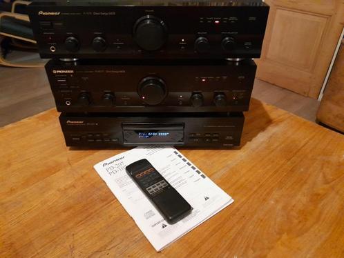 Pioneer  amplifiers en  cd-deck, Audio, Tv en Foto, Versterkers en Ontvangers, Zo goed als nieuw, Stereo, Minder dan 60 watt, Pioneer