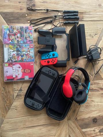 Nintendo switch met toebehoren beschikbaar voor biedingen