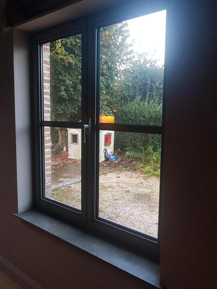 mooie zeer degelijke alu ramen, Doe-het-zelf en Bouw, Raamkozijnen en Schuifdeuren, Gebruikt, Ophalen