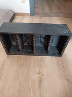 Zwart houten cd rek, Ophalen, Zo goed als nieuw, Cd's